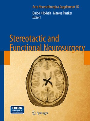 cover image of Stereotactic and Functional Neurosurgery